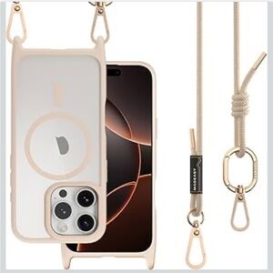 MAGEASY Case For IPhone 16 Pro 6.3" - Case With Crossbody Strap, 532 -3